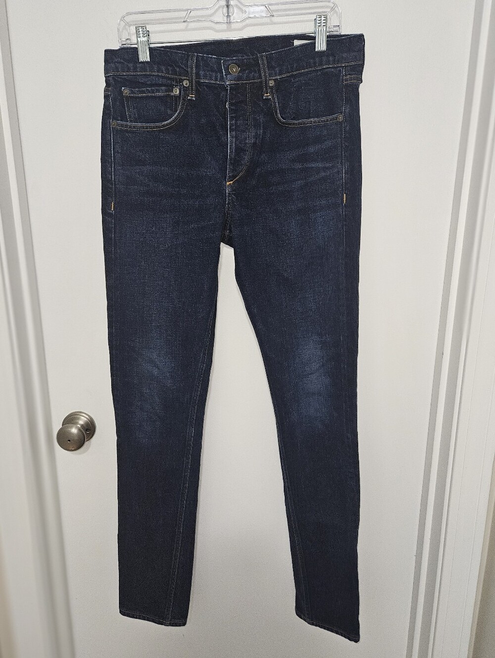 rag & bone Fit 2 Slim Jeans Mens 31x32 ACE Wash Made In the USA Dark Wash Denim